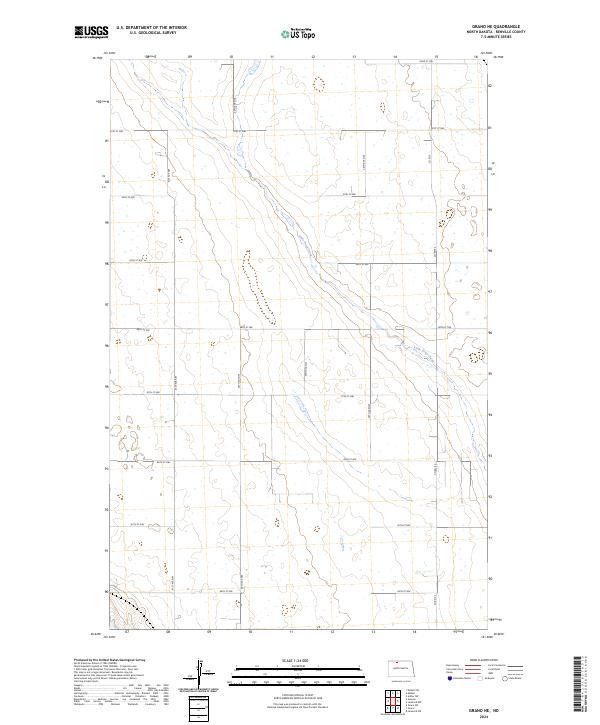 USGS Topographic Map – Grano NE