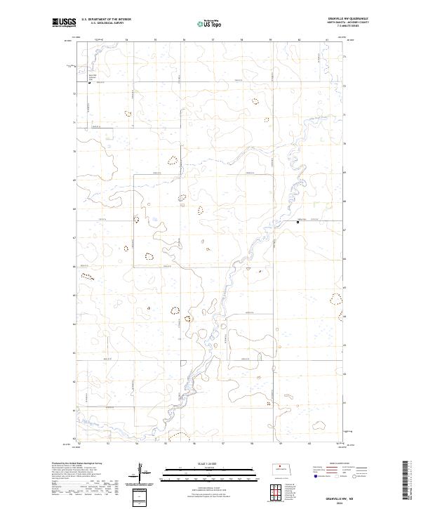 USGS Topographic Map – Granville NW