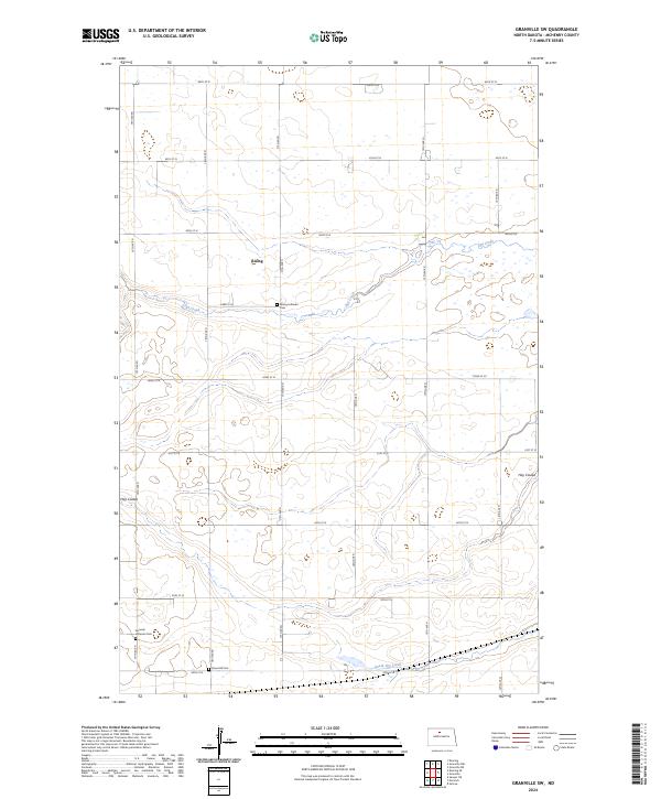 USGS Topographic Map – Granville SW
