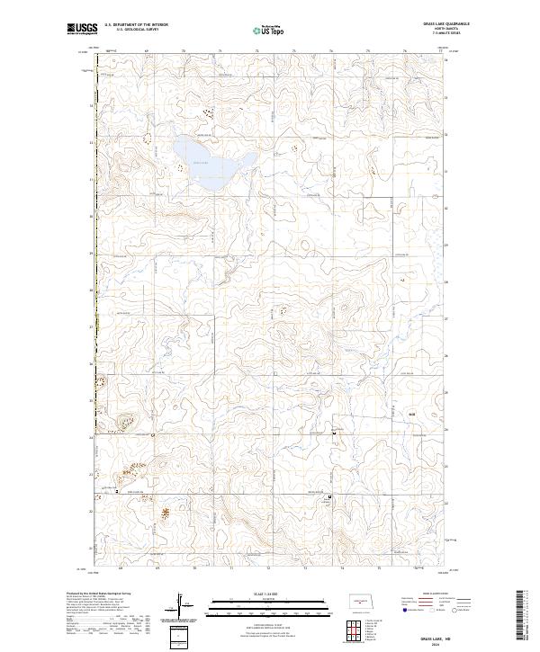 USGS Topographic Map – Grass Lake
