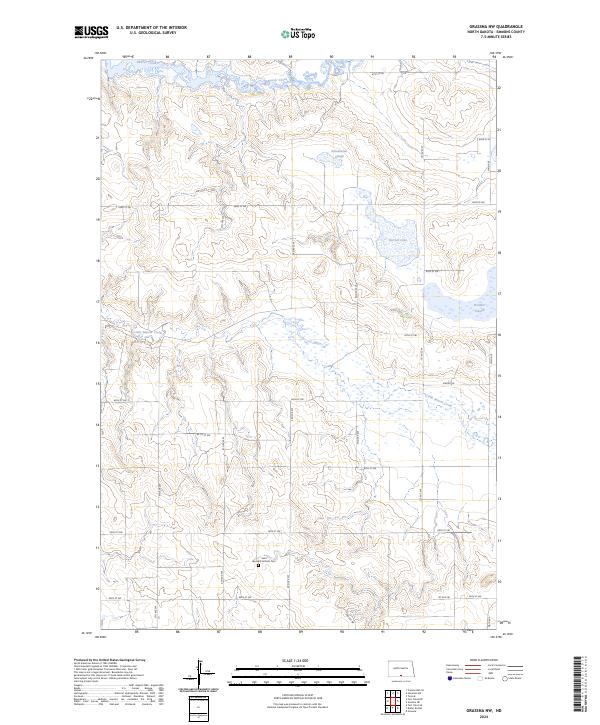 USGS Topographic Map – Grassna NW