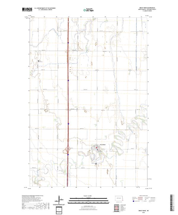 USGS Topographic Map – Great Bend