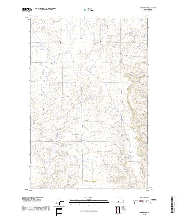 USGS Topographic Map – Green Ridge