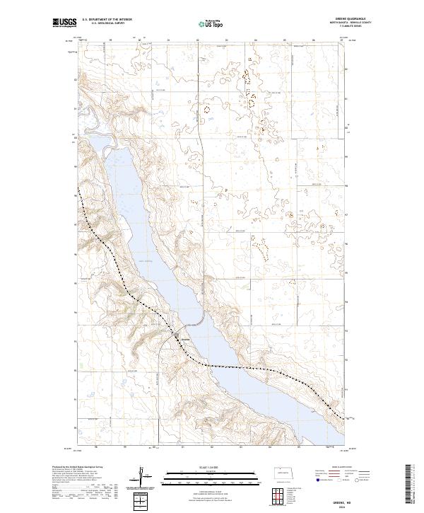 USGS Topographic Map – Greene