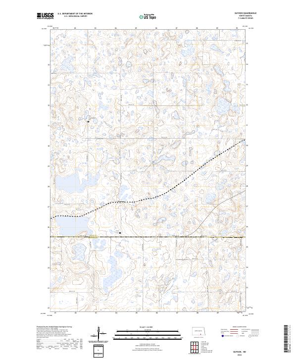 USGS Topographic Map – Guyson
