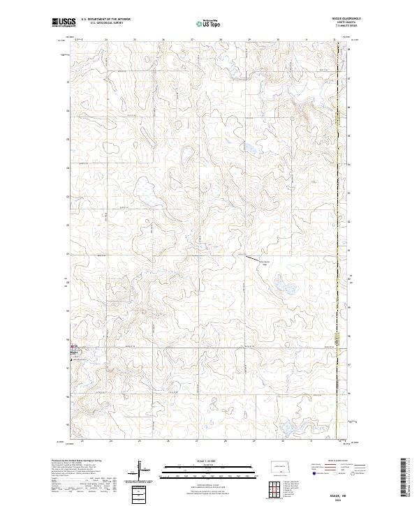 USGS Topographic Map – Hague