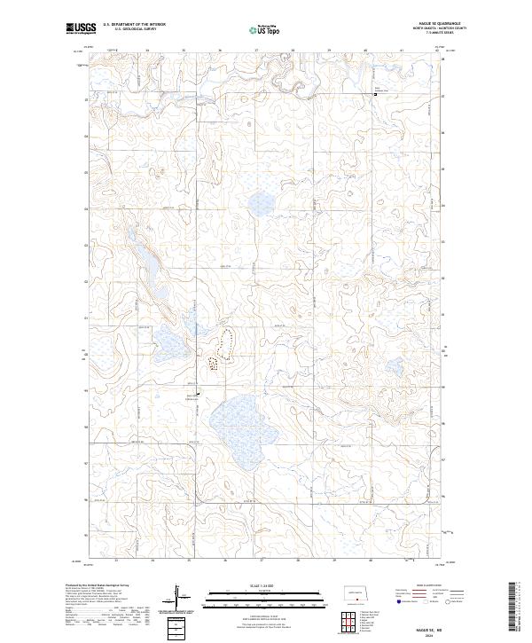 2024 Map of Hague SE, 2024 Print