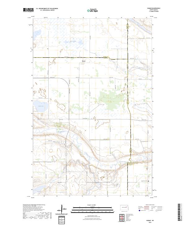 USGS Topographic Map – Hamar