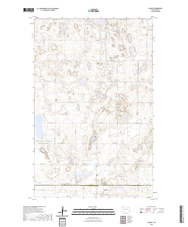 USGS Topographic Map – Hamlet