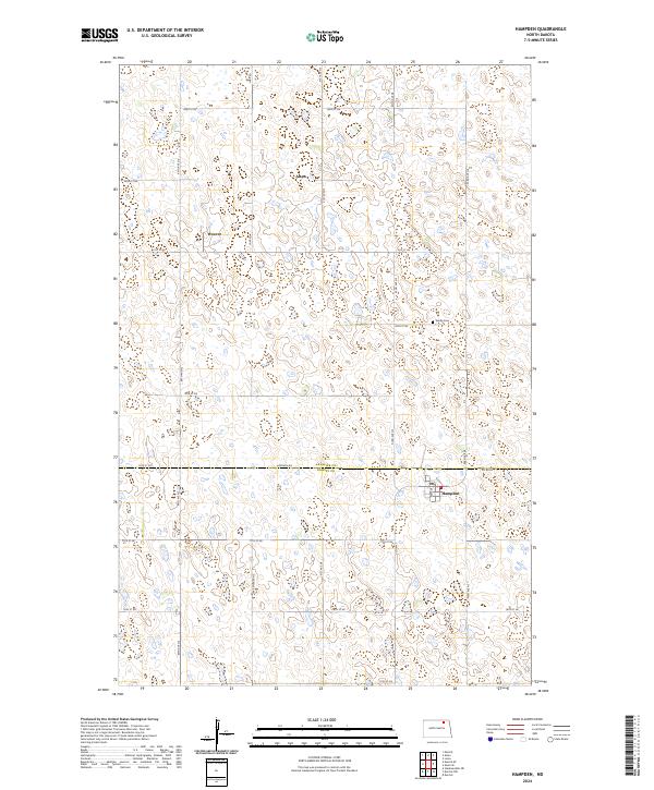 USGS Topographic Map – Hampden