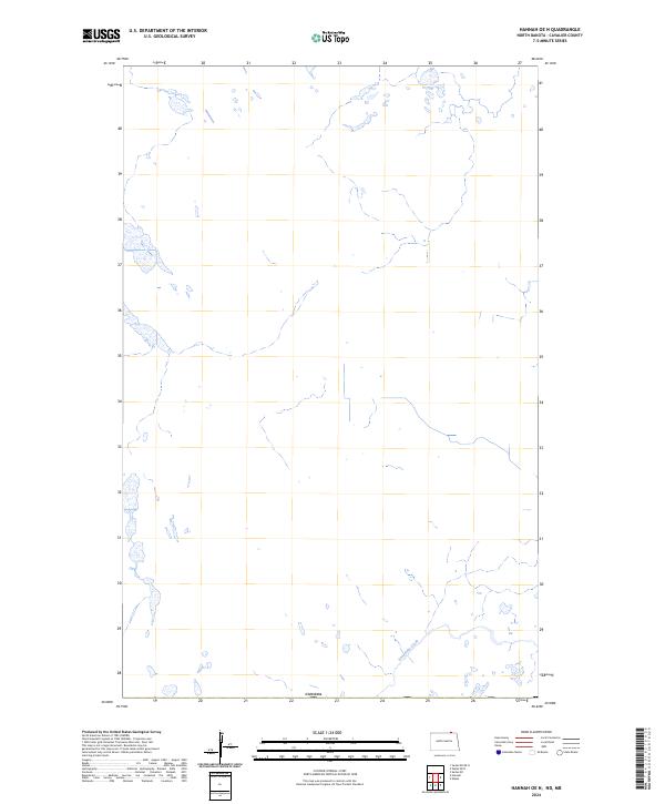 2024 Map of Hannah OE N, 2024 Print