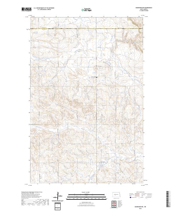 2024 Map of Hannover NW, 2024 Print