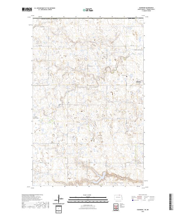 USGS Topographic Map – Hansboro
