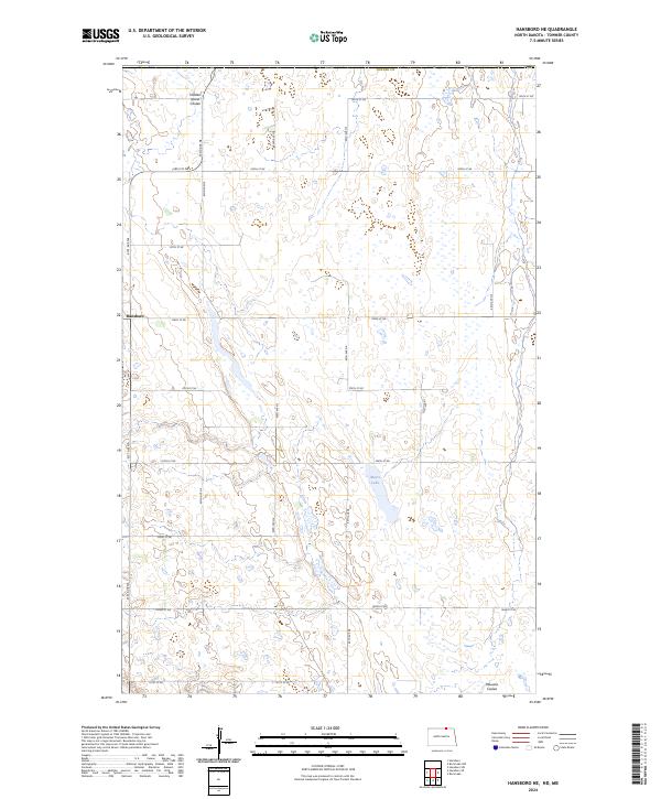 USGS Topographic Map – Hansboro NE