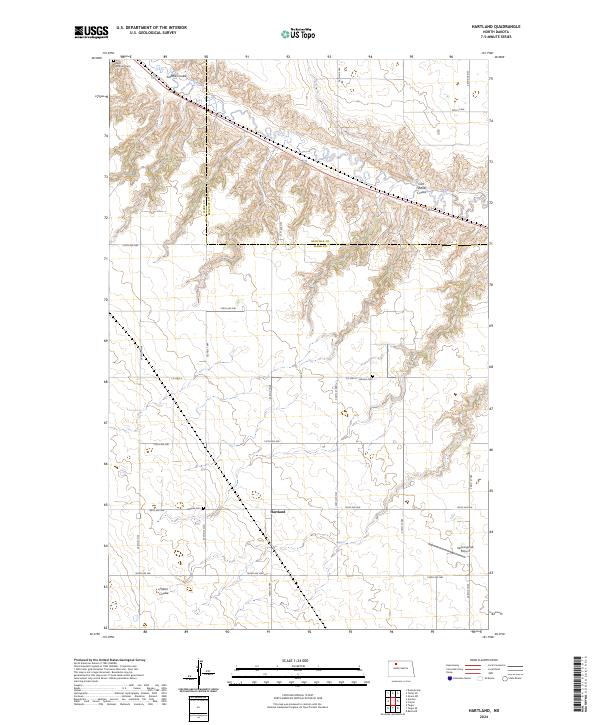 USGS Topographic Map – Hartland