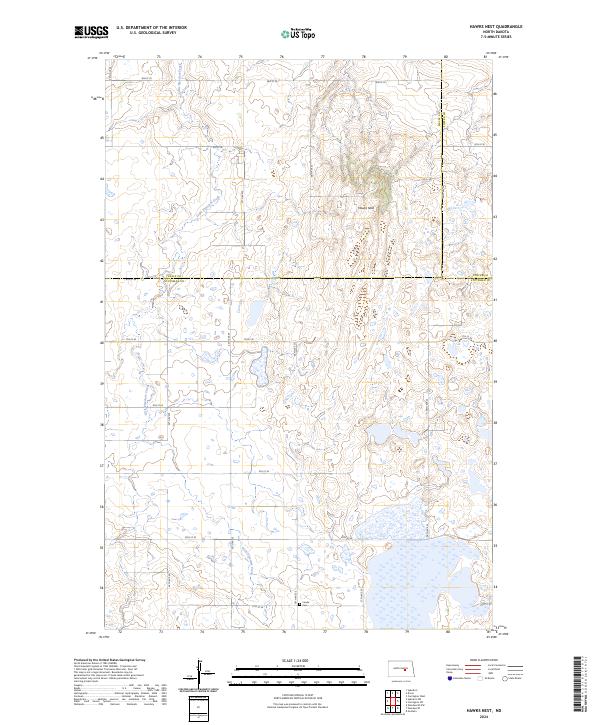 USGS Topographic Map – Hawks Nest