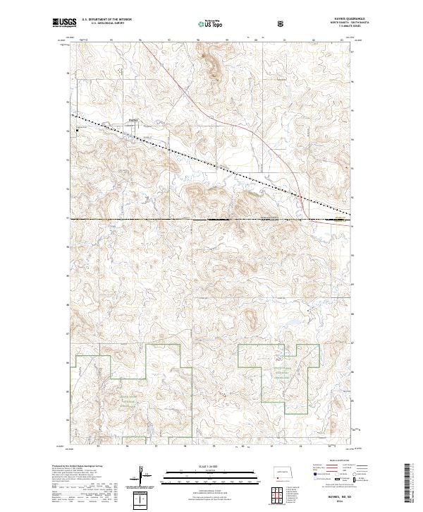 USGS Topographic Map – Haynes