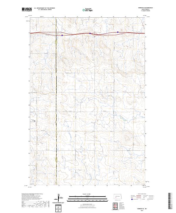 2024 Map of Hebron SE, 2024 Print