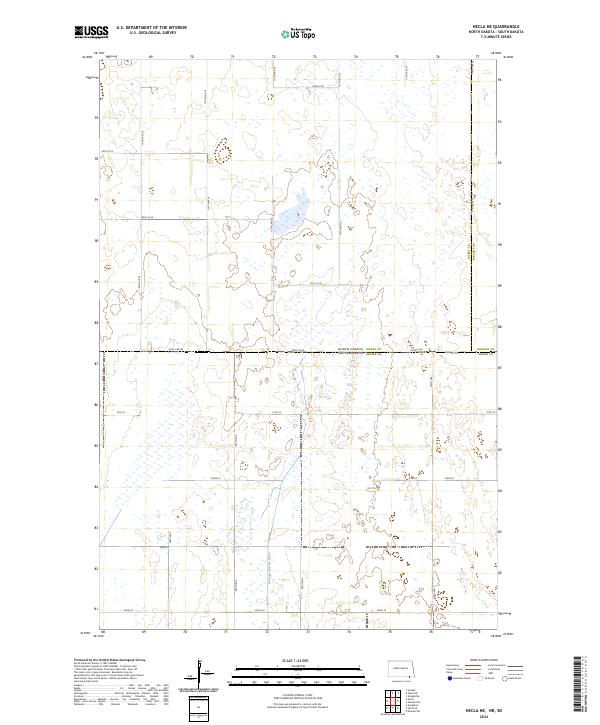 USGS Topographic Map – Hecla NE