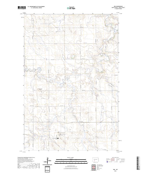 USGS Topographic Map – Heil