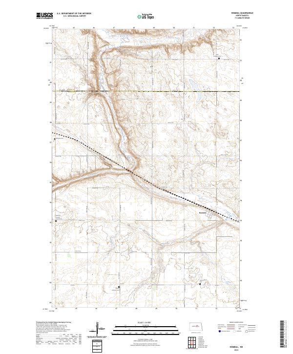 USGS Topographic Map – Heimdal