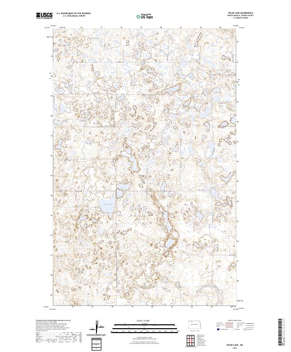 USGS Topographic Map – Helde Lake