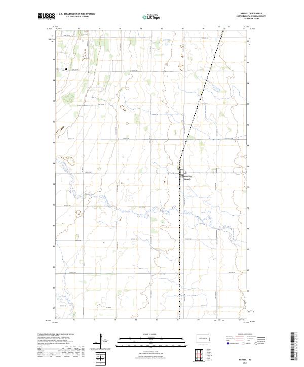 USGS Topographic Map – Hensel