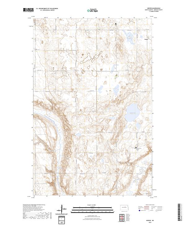 USGS Topographic Map – Hesper