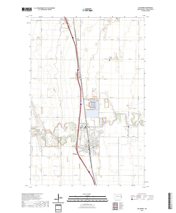 USGS Topographic Map – Hillsboro