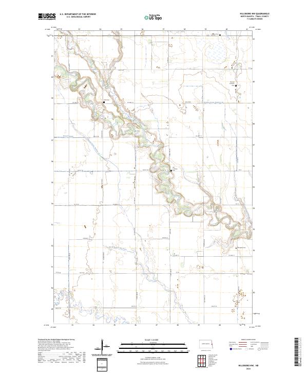 USGS Topographic Map – Hillsboro NW