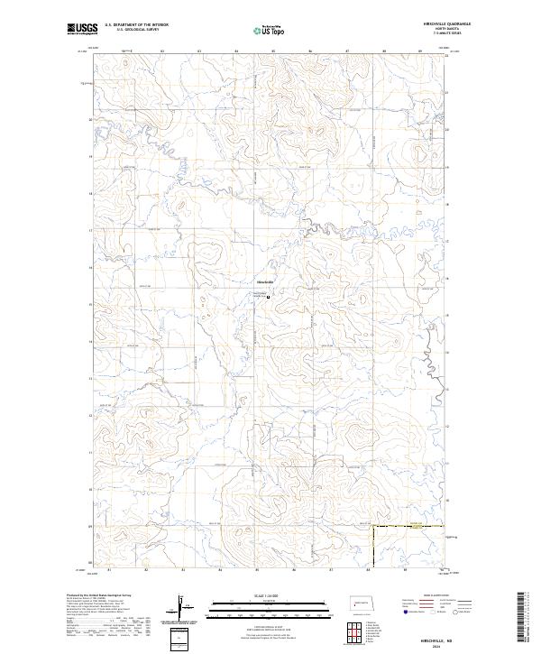 USGS Topographic Map – Hirschville