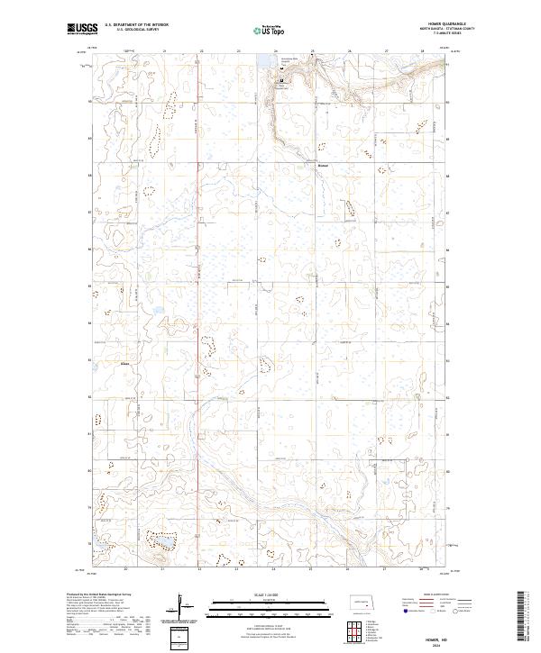 USGS Topographic Map – Homer