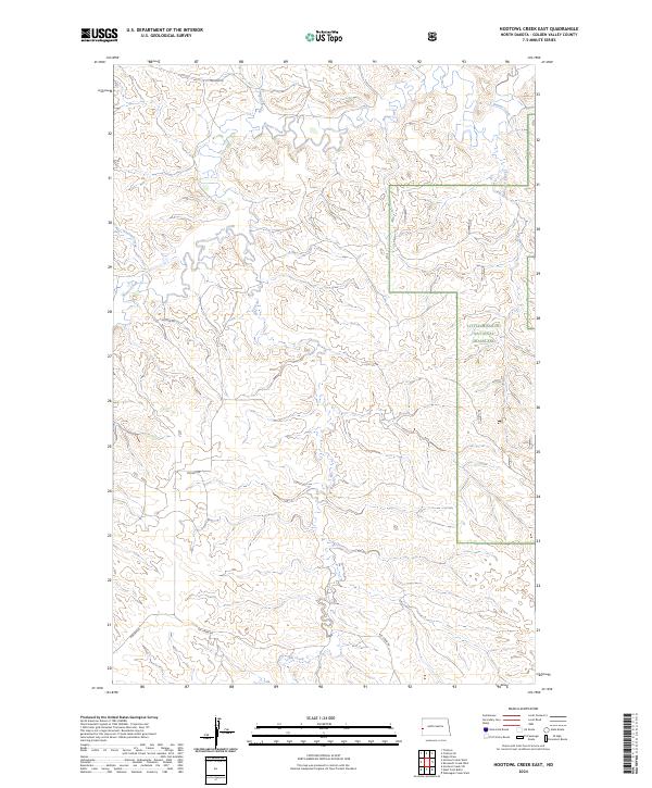 USGS Topographic Map – Hootowl Creek East