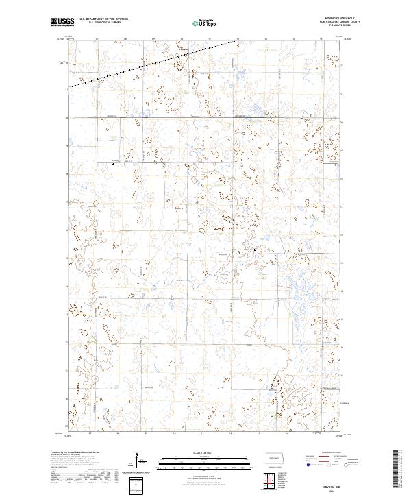 USGS Topographic Map – Hoving