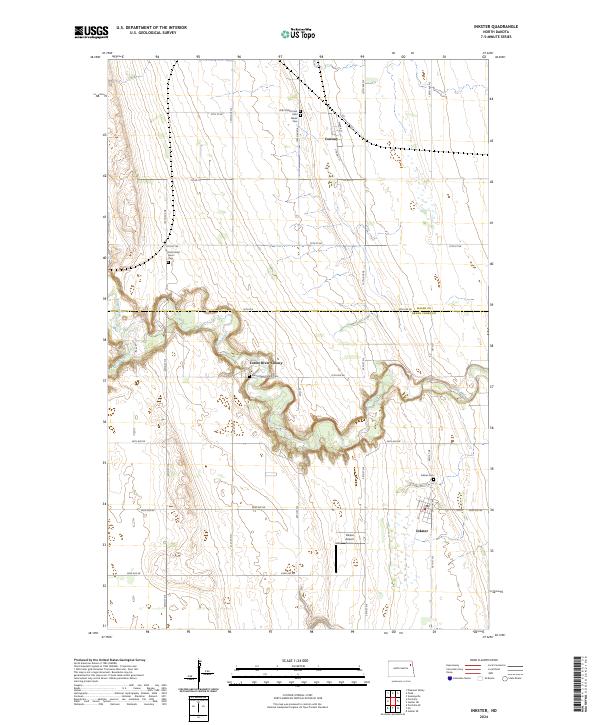 USGS Topographic Map – Inkster