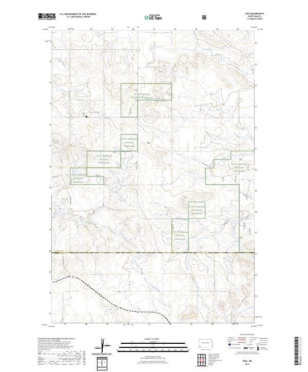 USGS Topographic Map – Ives