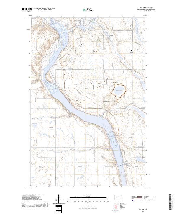 USGS Topographic Map – Jim Lake