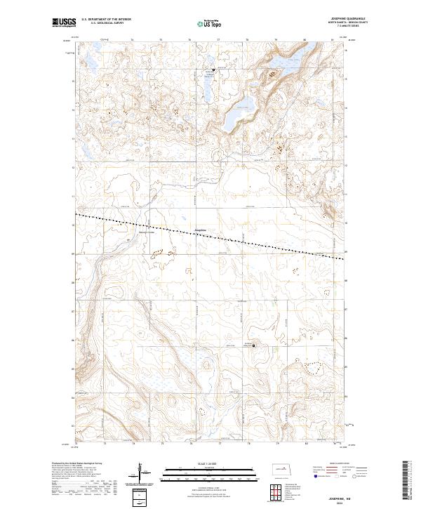 USGS Topographic Map – Josephine