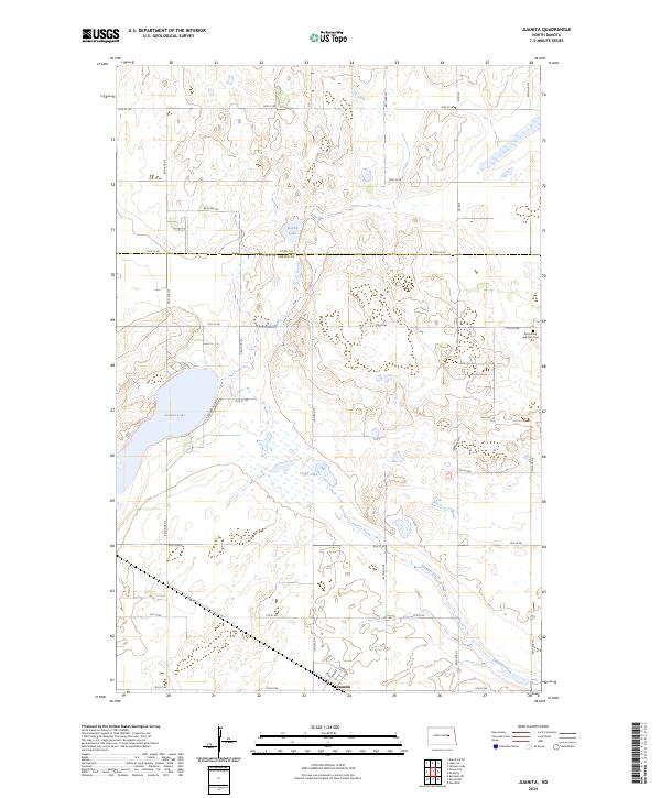 USGS Topographic Map – Juanita