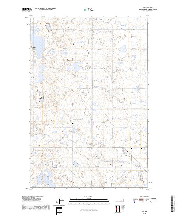 USGS Topographic Map – Jud