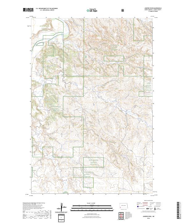 USGS Topographic Map – Juniper Spur