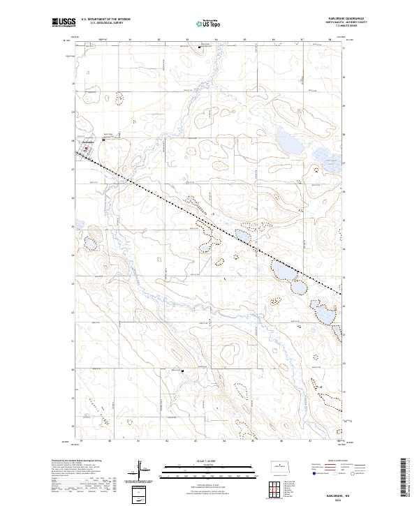 USGS Topographic Map – Karlsruhe