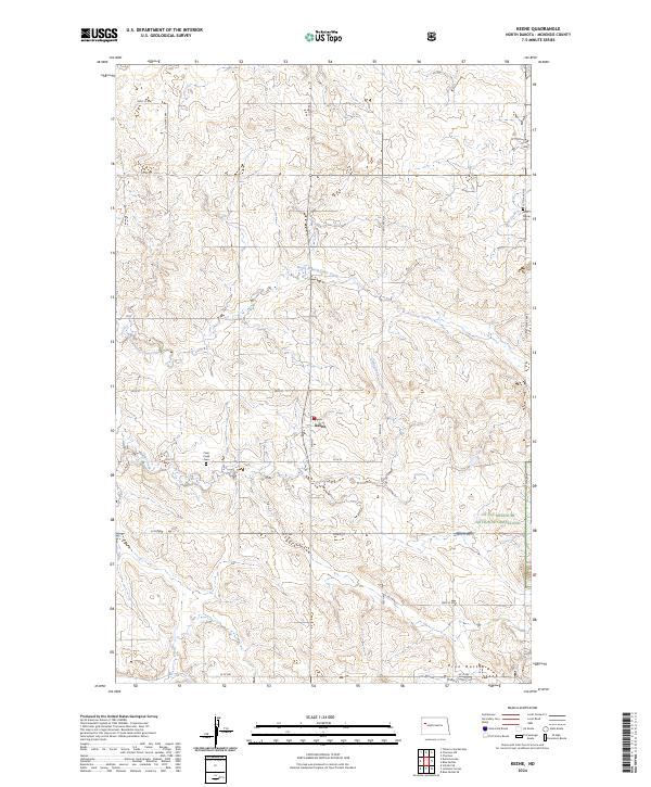 USGS Topographic Map – Keene