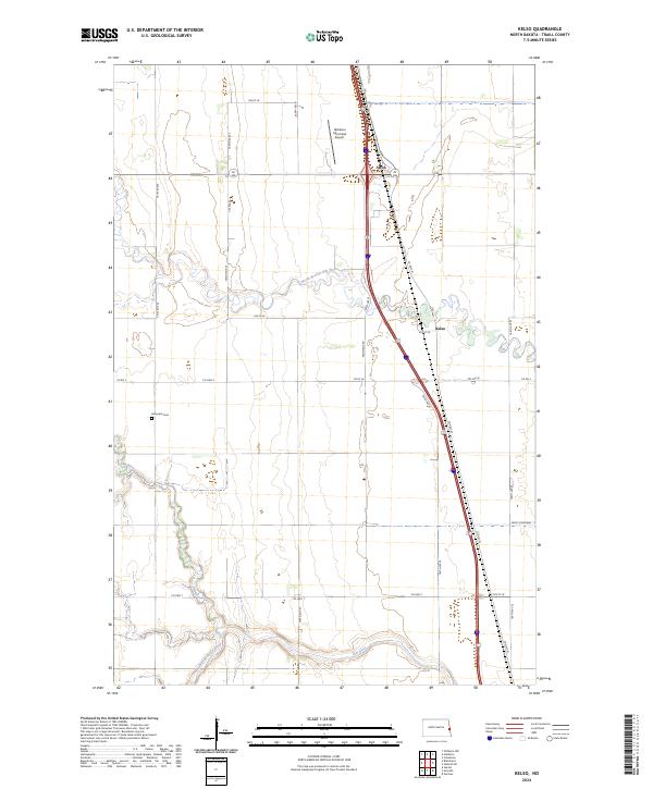 USGS Topographic Map – Kelso