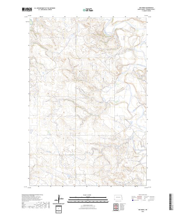 USGS Topographic Map – Kid Creek
