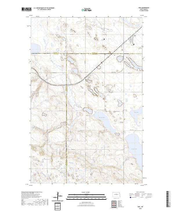 USGS Topographic Map – Kief
