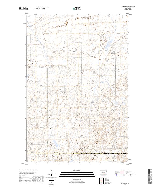USGS Topographic Map – Kintyre NE