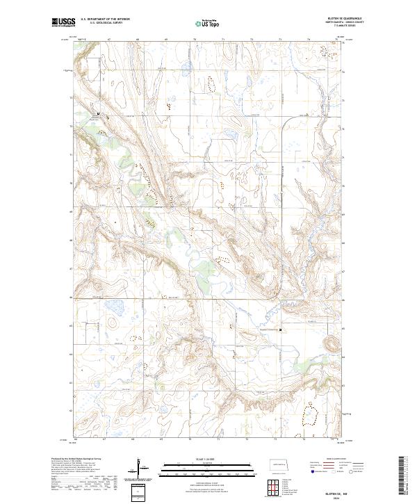 USGS Topographic Map – Kloten SE