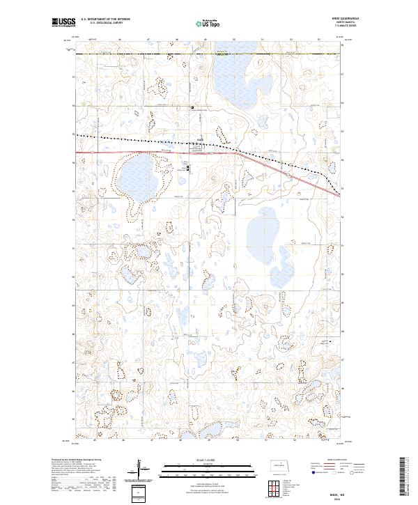 USGS Topographic Map – Knox