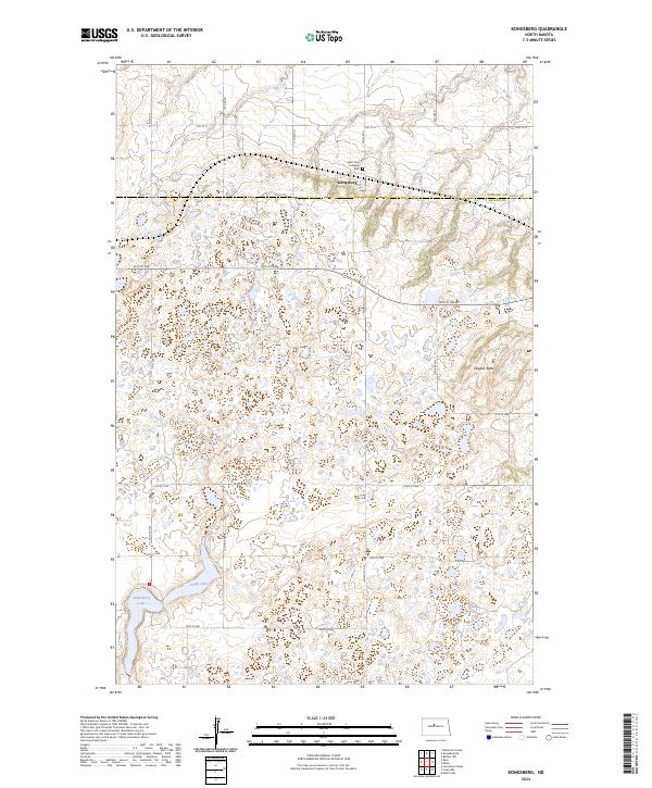 USGS Topographic Map – Kongsberg